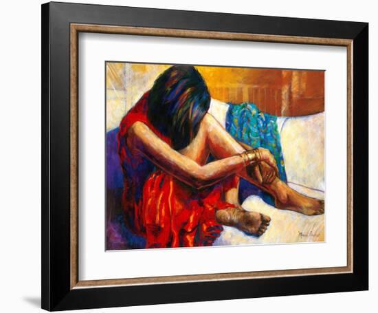 Repose-Monica Stewart-Framed Art Print