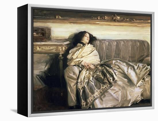 Repose-John Singer Sargent-Framed Premier Image Canvas