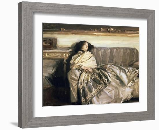 Repose-John Singer Sargent-Framed Giclee Print