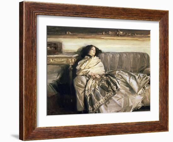 Repose-John Singer Sargent-Framed Giclee Print