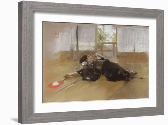 Repose-Thomas Jones Barker-Framed Giclee Print