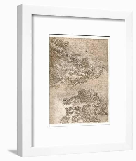 Representation of a tempest, c1472-c1519 (1883)-Leonardo Da Vinci-Framed Giclee Print