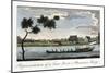 Representation of a Tent Boat, or Plantation Barge, 1813-null-Mounted Giclee Print