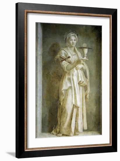 Representation of Faith, Detail from Stories of Virgin-Andrea del Sarto-Framed Giclee Print