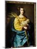 Representation of Saint Agnes Painting by Francisco De Zurbaran (1598-1664) (Ec.Esp.) 17Th Century-Francisco de Zurbaran-Mounted Giclee Print