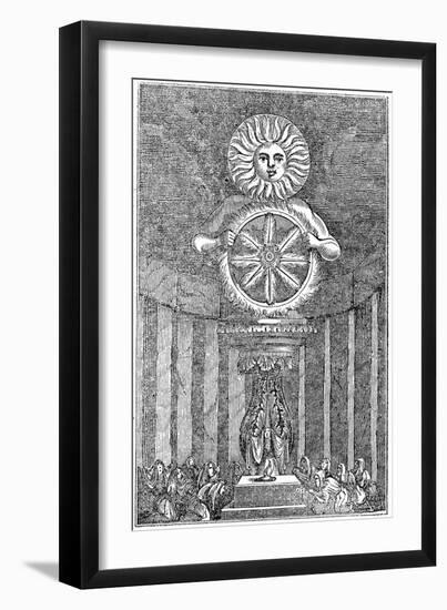 Representation of Sunne, 1834-null-Framed Giclee Print