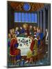 Representation of 'The Last Supper' on Enamelled Copper, 16th Century-Franz Kellerhoven-Mounted Giclee Print