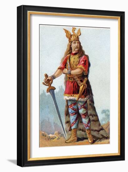 Representation of Vercingetorix-Stefano Bianchetti-Framed Giclee Print