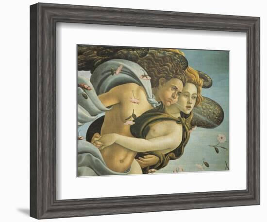 Representation of Wind, Detail from Birth of Venus, 1484-Sandro Botticelli-Framed Giclee Print