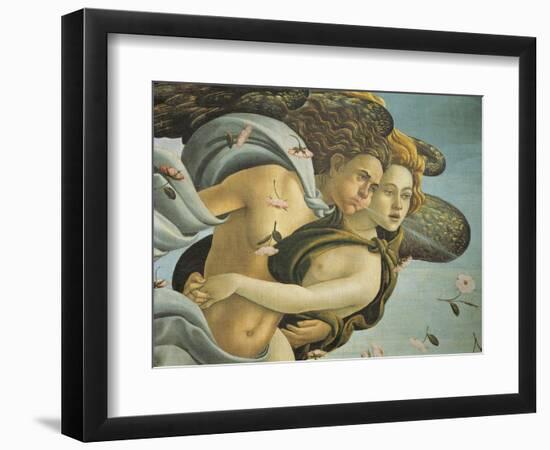 Representation of Wind, Detail from Birth of Venus, 1484-Sandro Botticelli-Framed Giclee Print