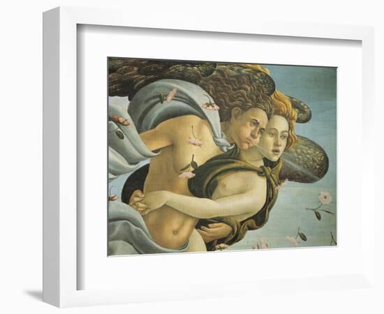 Representation of Wind, Detail from Birth of Venus, 1484-Sandro Botticelli-Framed Giclee Print