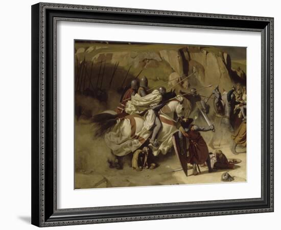 Reprise de Beyrouth occupée par les troupes du sultan Saladin, par Amaury de Lusignan (futur-Alexandre Hesse-Framed Giclee Print