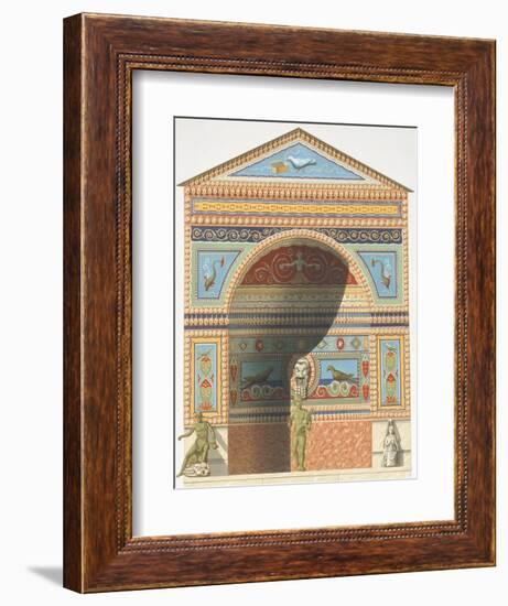 Reproduction of a Fountain-Fausto and Felice Niccolini-Framed Giclee Print