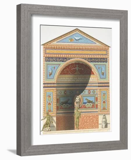 Reproduction of a Fountain-Fausto and Felice Niccolini-Framed Giclee Print