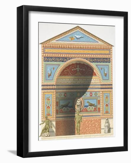 Reproduction of a Fountain-Fausto and Felice Niccolini-Framed Giclee Print