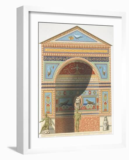 Reproduction of a Fountain-Fausto and Felice Niccolini-Framed Giclee Print