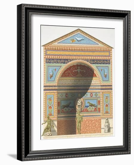 Reproduction of a Fountain-Fausto and Felice Niccolini-Framed Giclee Print
