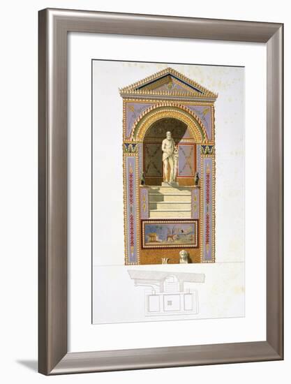 Reproduction of a Fresco Depicting a Nymphaeum-Fausto and Felice Niccolini-Framed Giclee Print