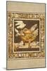 Reproduction of a Mosaic Depicting Some Doves on a Golden Basin-Fausto and Felice Niccolini-Mounted Giclee Print