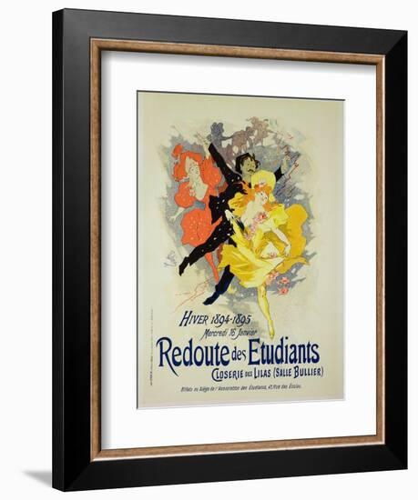 Reproduction of a Poster Advertising a "Student Gala Evening"-Jules Chéret-Framed Giclee Print