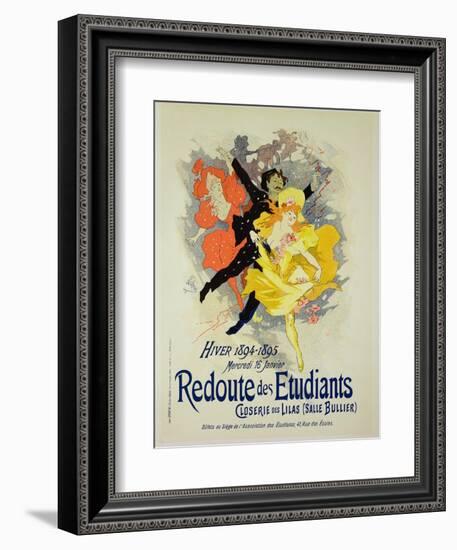 Reproduction of a Poster Advertising a "Student Gala Evening"-Jules Chéret-Framed Giclee Print