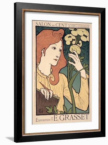 Reproduction of a Poster Advertising an Exhibition of Work by Eugene Grasset-Eugene Grasset-Framed Giclee Print