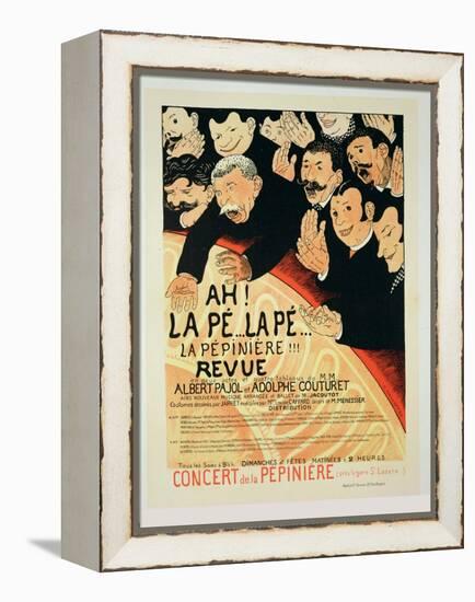 Reproduction of a Poster Advertising "Chauffons, Chauffons," a Pepiniere Concert, 1898-Jules-Alexandre Grün-Framed Premier Image Canvas