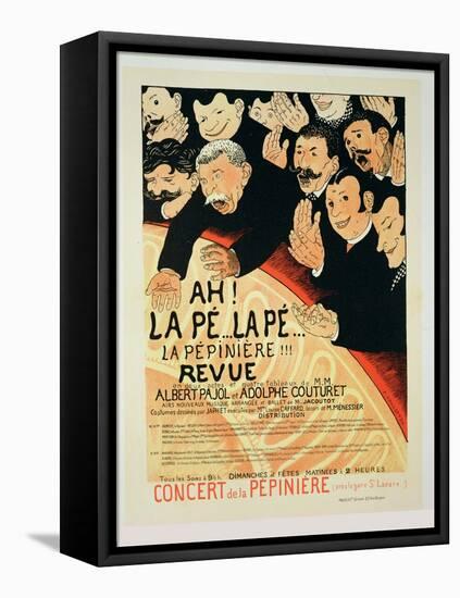 Reproduction of a Poster Advertising "Chauffons, Chauffons," a Pepiniere Concert, 1898-Jules-Alexandre Grün-Framed Premier Image Canvas