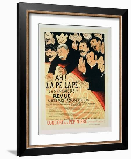 Reproduction of a Poster Advertising "Chauffons, Chauffons," a Pepiniere Concert, 1898-Jules-Alexandre Grün-Framed Giclee Print