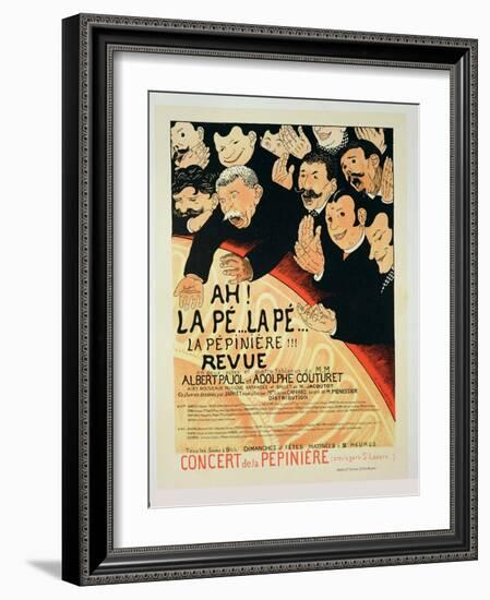 Reproduction of a Poster Advertising "Chauffons, Chauffons," a Pepiniere Concert, 1898-Jules-Alexandre Grün-Framed Giclee Print