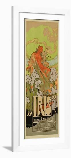 Reproduction of a Poster Advertising "Iris," a Comical Opera, 1898-Adolfo Hohenstein-Framed Giclee Print