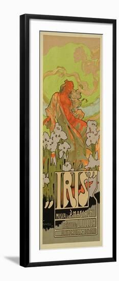 Reproduction of a Poster Advertising "Iris," a Comical Opera, 1898-Adolfo Hohenstein-Framed Giclee Print