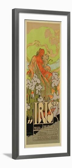 Reproduction of a Poster Advertising "Iris," a Comical Opera, 1898-Adolfo Hohenstein-Framed Giclee Print