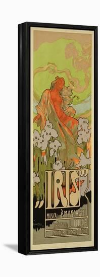 Reproduction of a Poster Advertising "Iris," a Comical Opera, 1898-Adolfo Hohenstein-Framed Premier Image Canvas