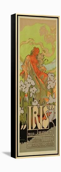 Reproduction of a Poster Advertising "Iris," a Comical Opera, 1898-Adolfo Hohenstein-Framed Premier Image Canvas