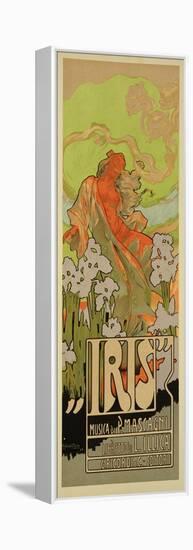 Reproduction of a Poster Advertising "Iris," a Comical Opera, 1898-Adolfo Hohenstein-Framed Premier Image Canvas