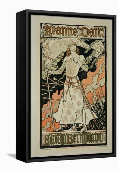 Reproduction of a Poster Advertising "Joan of Arc"-Eugene Grasset-Framed Premier Image Canvas