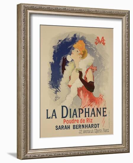 Reproduction of a Poster Advertising "La Diaphane"-Jules Chéret-Framed Giclee Print