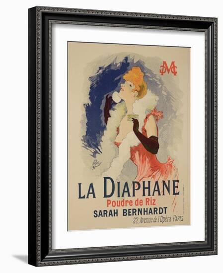 Reproduction of a Poster Advertising "La Diaphane"-Jules Chéret-Framed Giclee Print