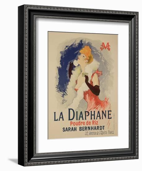 Reproduction of a Poster Advertising "La Diaphane"-Jules Chéret-Framed Giclee Print