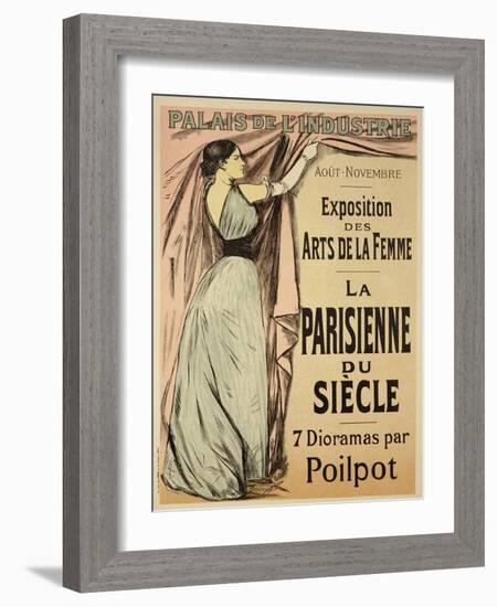 Reproduction of a Poster Advertising "La Parisienne Du Siecle"-Jean Louis Forain-Framed Giclee Print