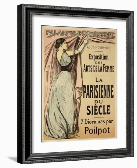 Reproduction of a Poster Advertising "La Parisienne Du Siecle"-Jean Louis Forain-Framed Giclee Print