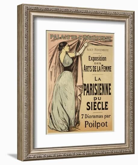 Reproduction of a Poster Advertising "La Parisienne Du Siecle"-Jean Louis Forain-Framed Giclee Print