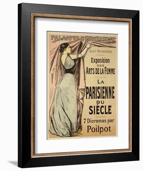 Reproduction of a Poster Advertising "La Parisienne Du Siecle"-Jean Louis Forain-Framed Giclee Print