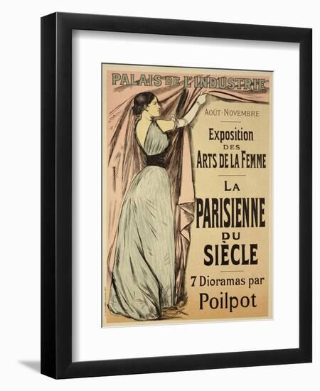 Reproduction of a Poster Advertising "La Parisienne Du Siecle"-Jean Louis Forain-Framed Giclee Print