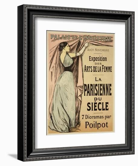 Reproduction of a Poster Advertising "La Parisienne Du Siecle"-Jean Louis Forain-Framed Giclee Print