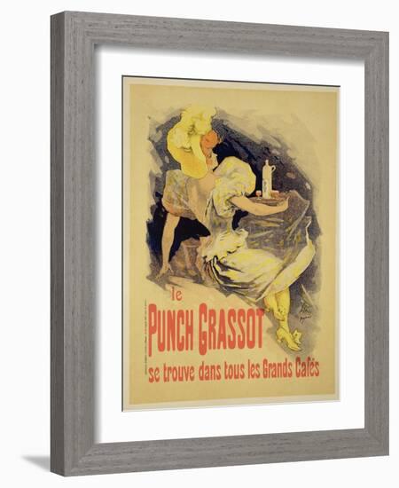 Reproduction of a Poster Advertising "Punch Grassot," 1895-Jules Chéret-Framed Giclee Print