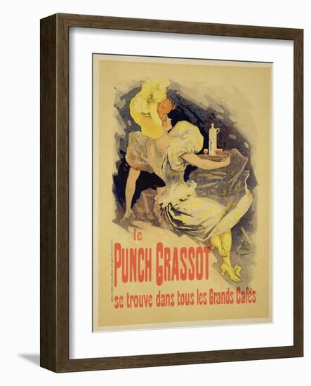 Reproduction of a Poster Advertising "Punch Grassot," 1895-Jules Chéret-Framed Giclee Print