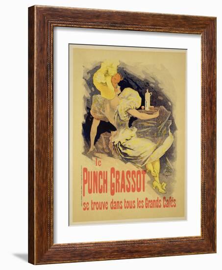 Reproduction of a Poster Advertising "Punch Grassot," 1895-Jules Chéret-Framed Giclee Print