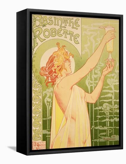 Reproduction of a Poster Advertising 'Robette Absinthe', 1896-Privat Livemont-Framed Premier Image Canvas